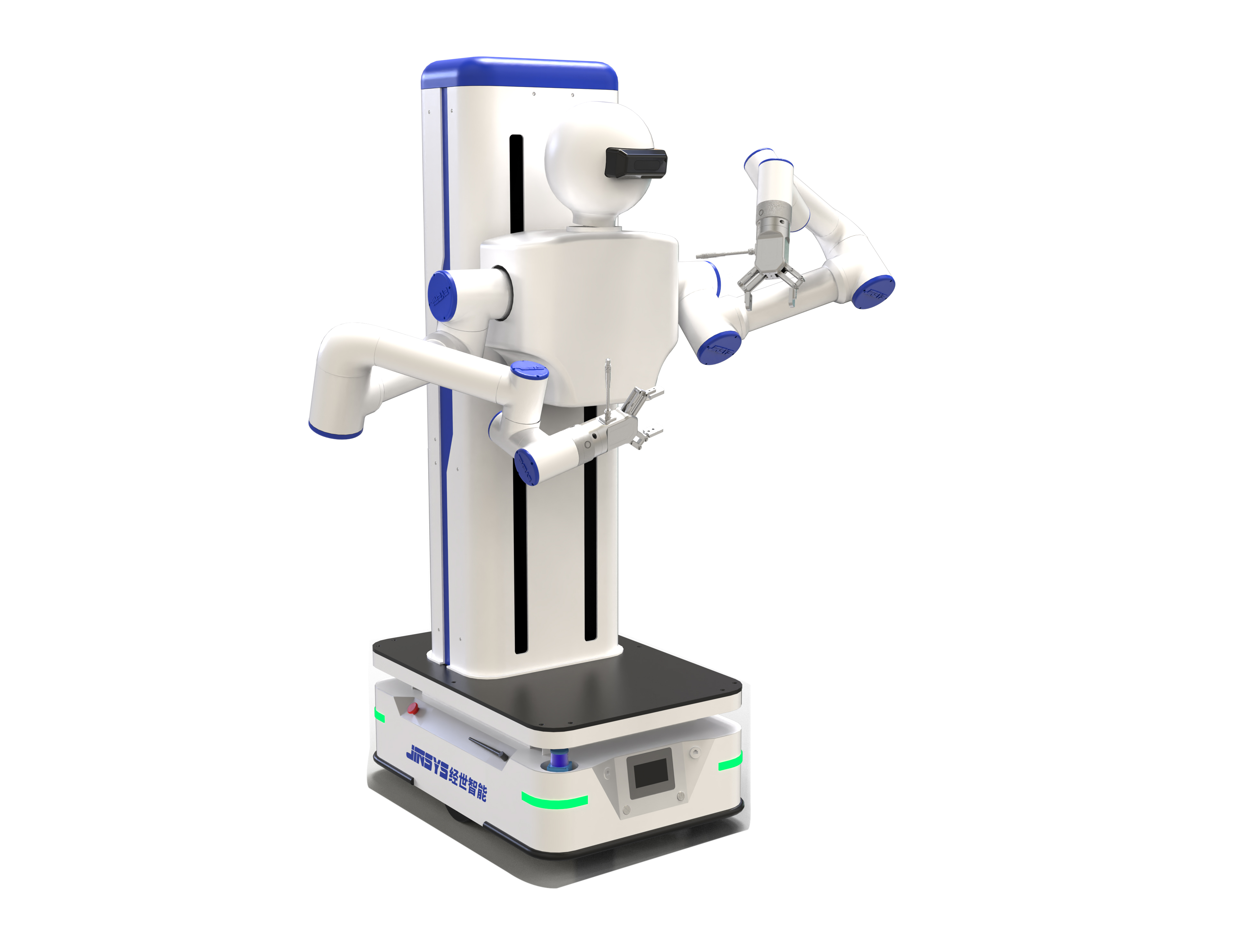 Wheeled dual-arm humanoid robot